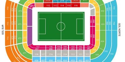 Map of mestalla stadium