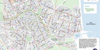 Map of valenbisi