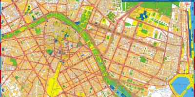 Valencia tourist bus route map
